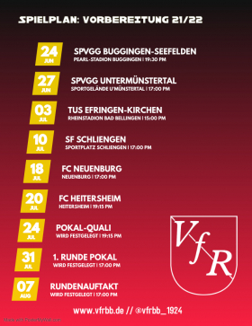 -Liste der Vorbereitungsspiele-