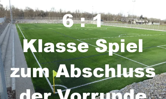 Klasse Leistung im Nachholspiel