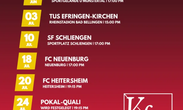 -Liste der Vorbereitungsspiele-